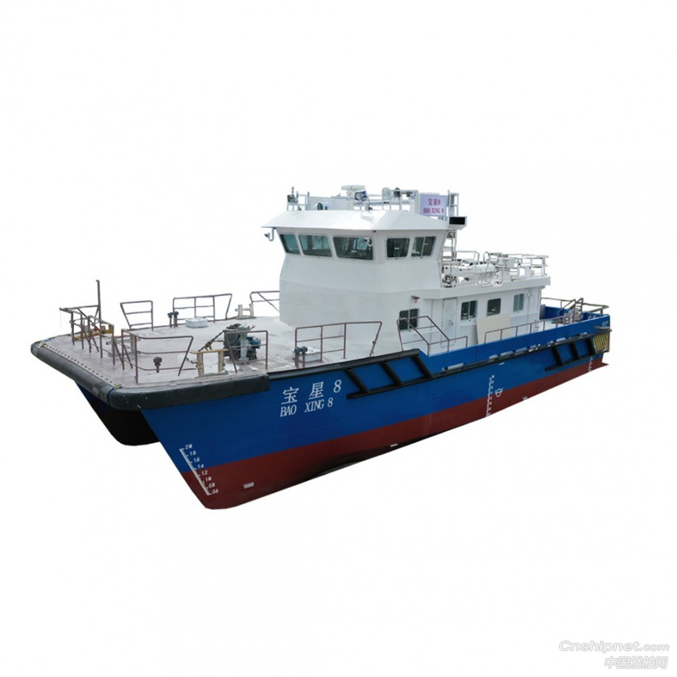 江龍船艇新型鋁合金高性能海上風電運維船成功下水