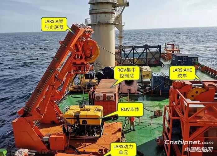 振華重工水下機器人系統圓滿完成施工作業