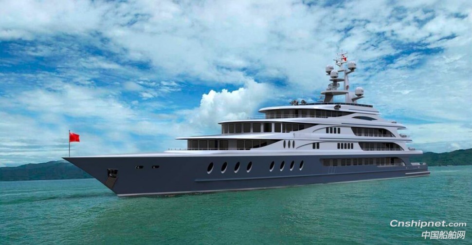 江龍船艇60米級(jí)沿海鋼鋁混合豪華游船開工