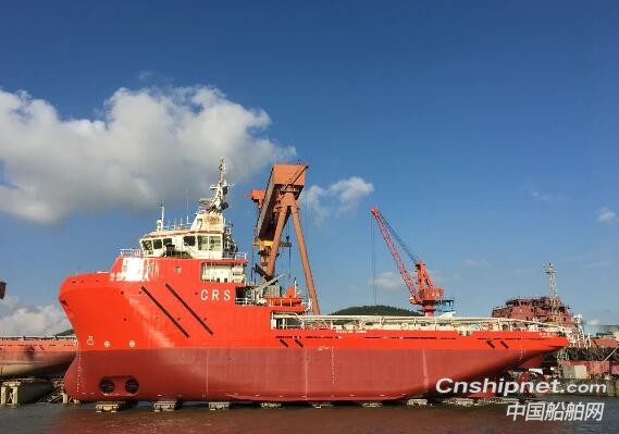 航通船業65米B3多用途海洋工作船順利下水