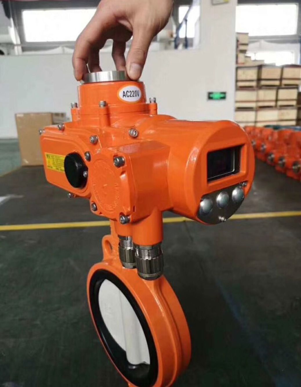 電動對夾式蝶閥尺寸廠家型號D671X/D6371F(圖1) 電動對夾式蝶閥尺寸廠家型號D671X/D6371F(圖1)