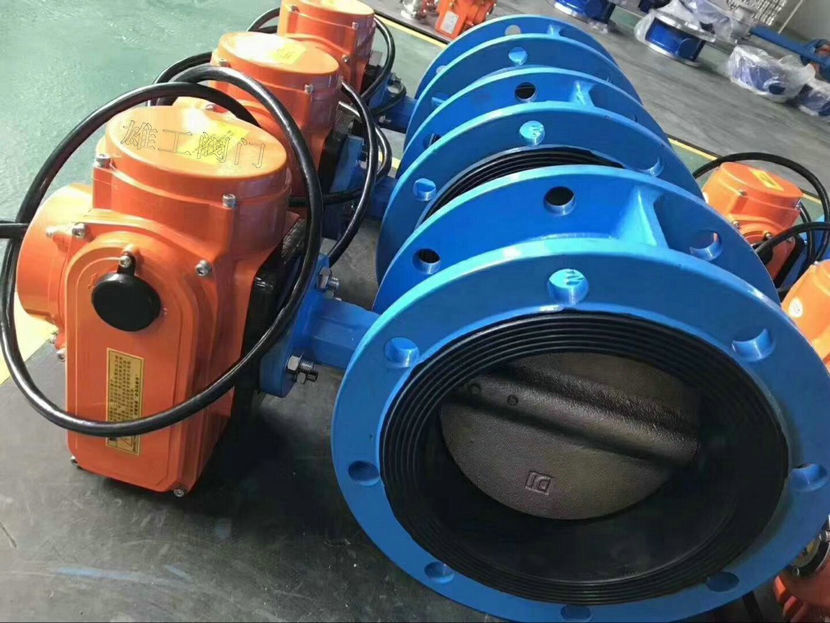 電動對夾式蝶閥尺寸廠家型號D671X/D6371F(圖2) 電動對夾式蝶閥尺寸廠家型號D671X/D6371F(圖2)