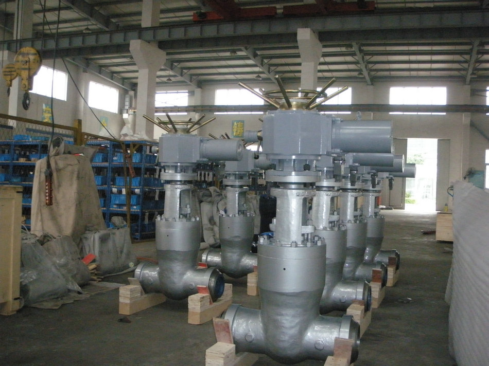 高溫高壓閘閥Z60Y-P54/7V/Z960Y-P45/46I高溫高壓電動閘閥(圖1) 高溫高壓閘閥Z60Y-P54/7V/Z960Y-P45/46I高溫高壓電動閘閥1