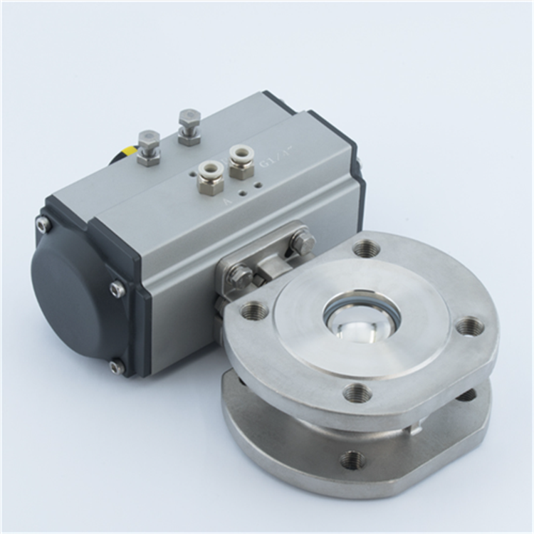 Q671F 氣動對夾式球閥1