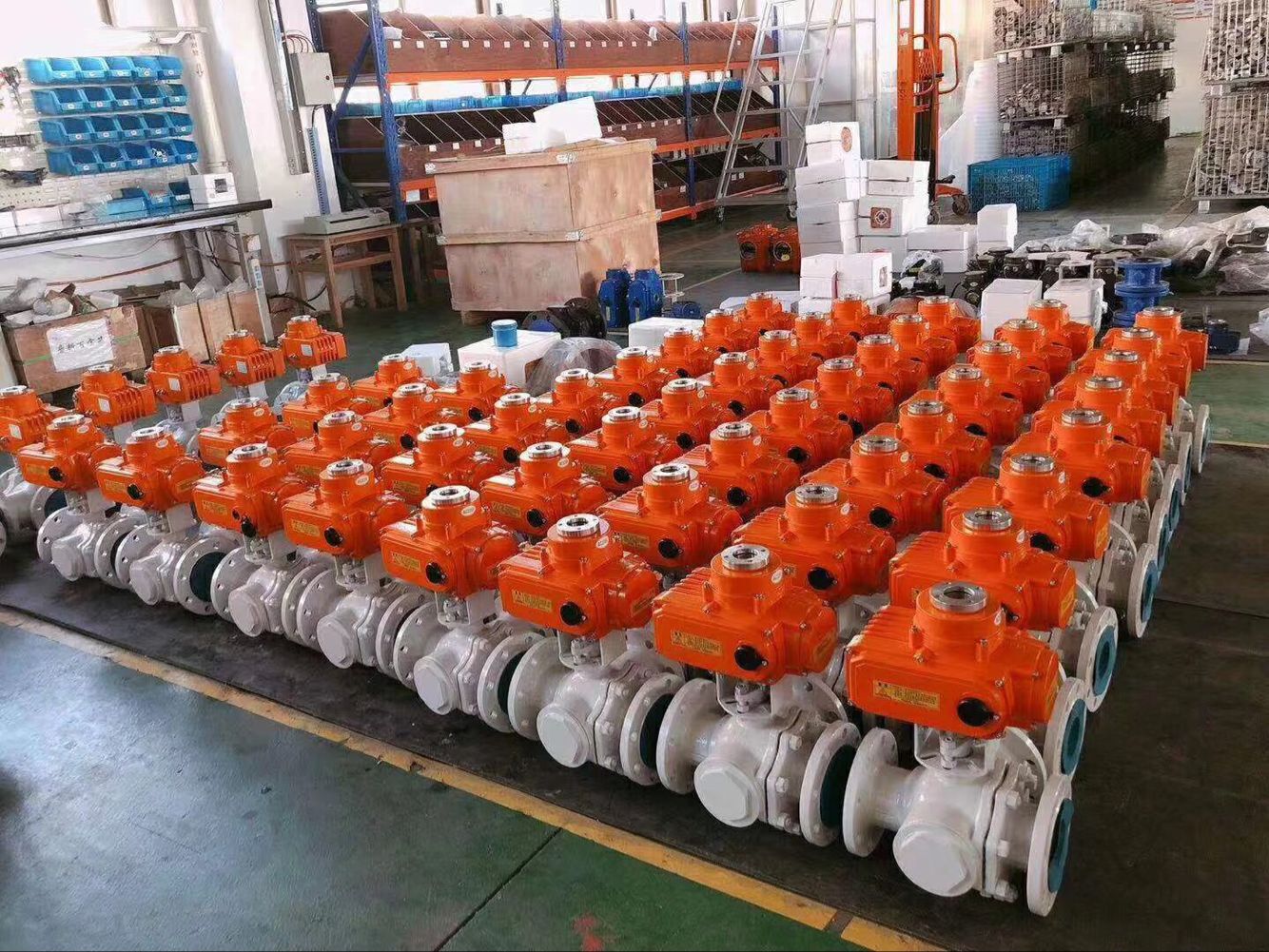 硬密封三通球閥實物圖