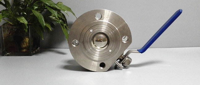 手動對夾式球閥實物圖