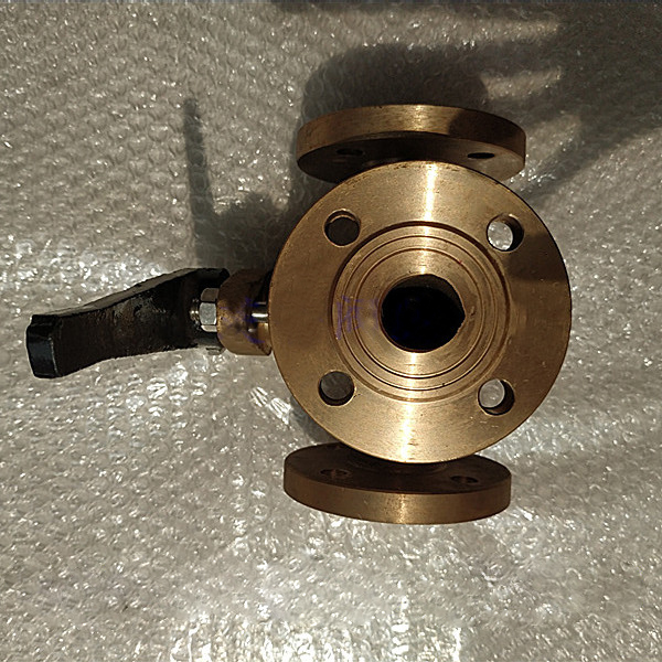 船用法蘭青銅填料旋塞CB/T593-1993實物圖