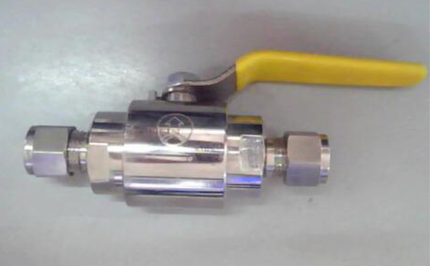 氣源球閥,不銹鋼氣源球閥,卡套式氣源球閥實物圖