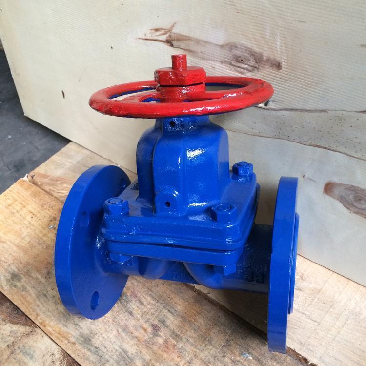 船用DIN型德標襯氟隔膜閥實物圖1 船用DIN型德標襯氟隔膜閥實物圖