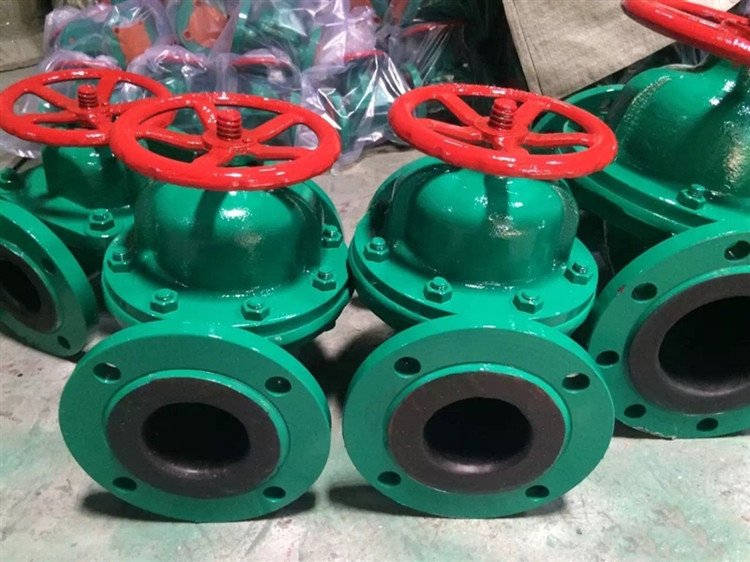 船用襯膠隔膜閥實(shí)物圖