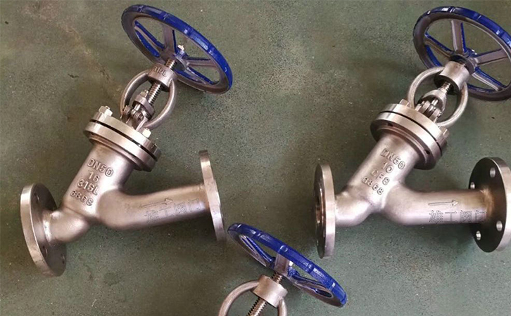 Y型截止閥實物圖1 Y型截止閥實物圖